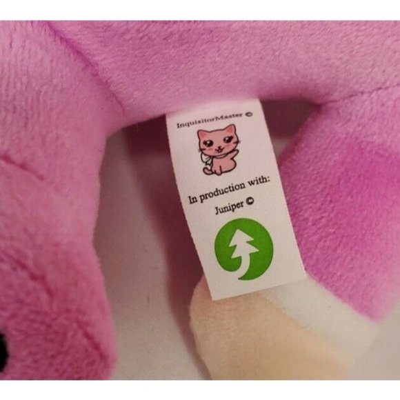 Inquisitor Master Zach Plush Sleepover Edition 12" Pink Sitting HTF - Picture 4 of 9
